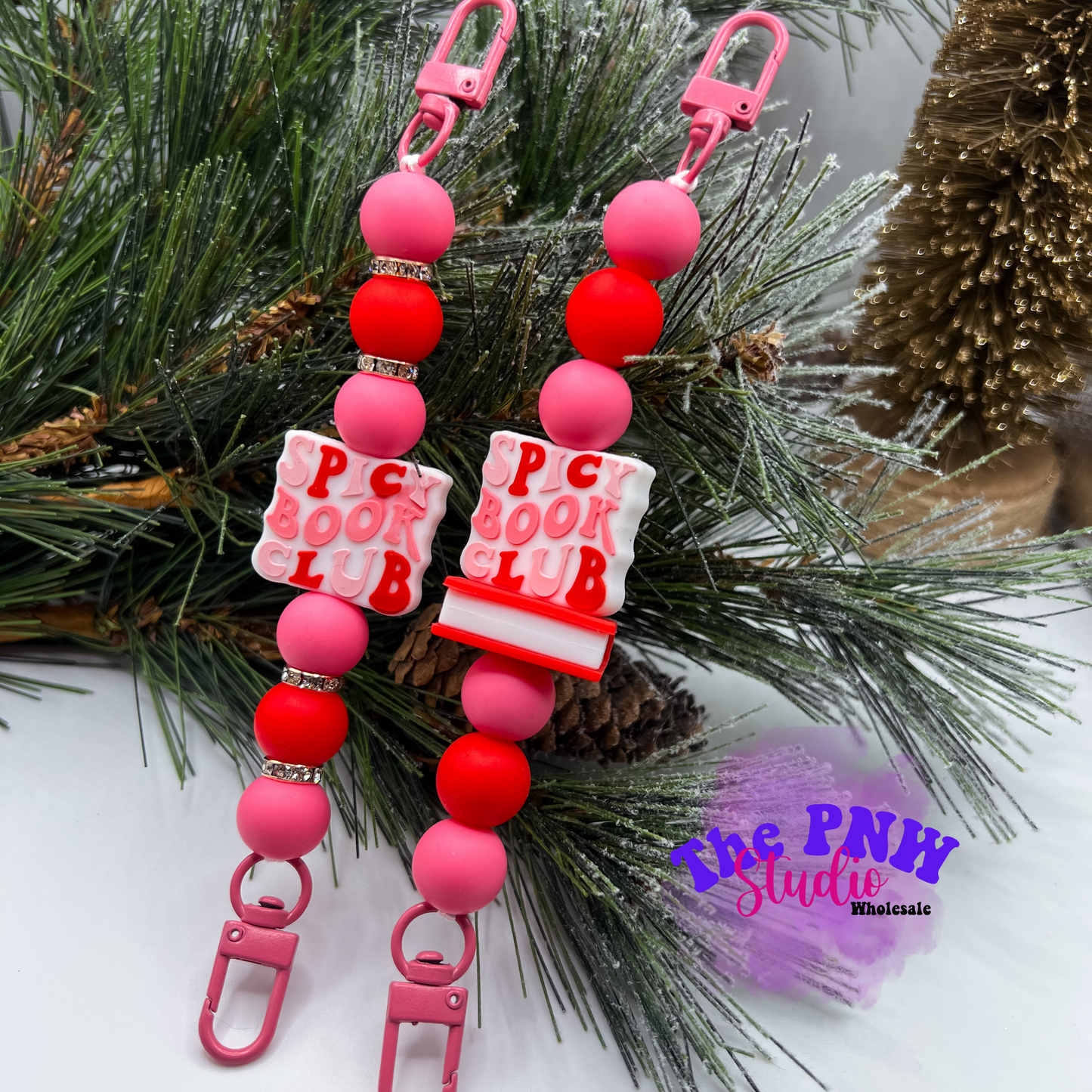 Spicy book club- RTS premade E- Reader strap