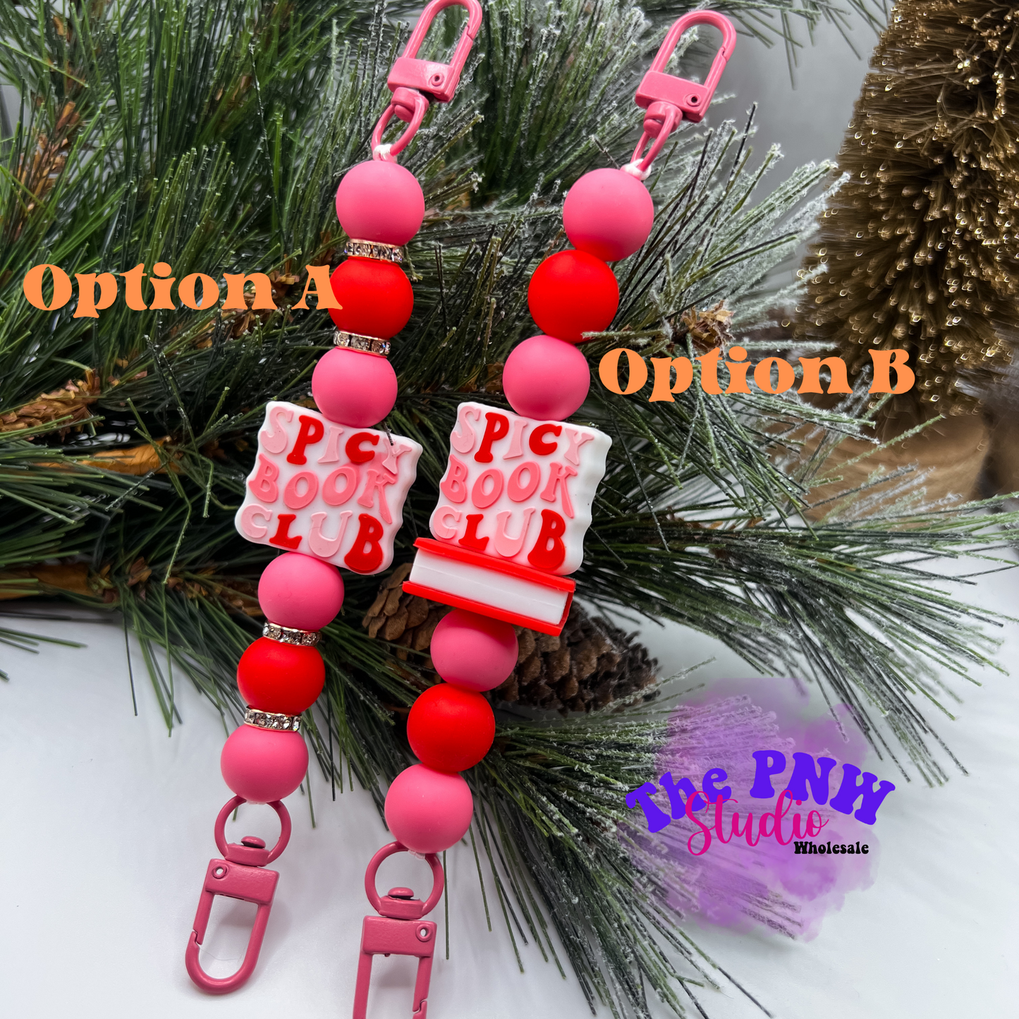 Spicy book club- RTS premade E- Reader strap