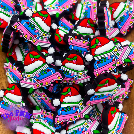 Christmas hat bookstack focal