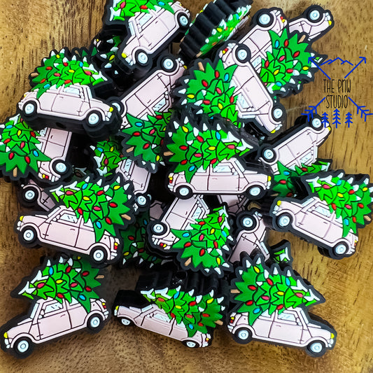 Christmas tree car focal