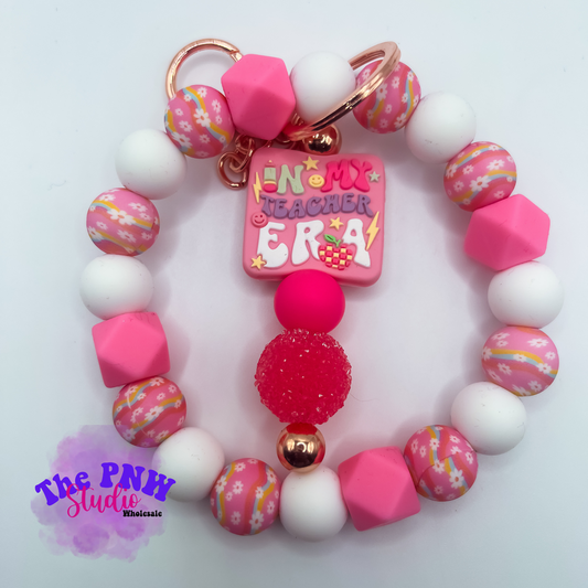 In my teacher era- RTS Keychain wristlet with keychain bar