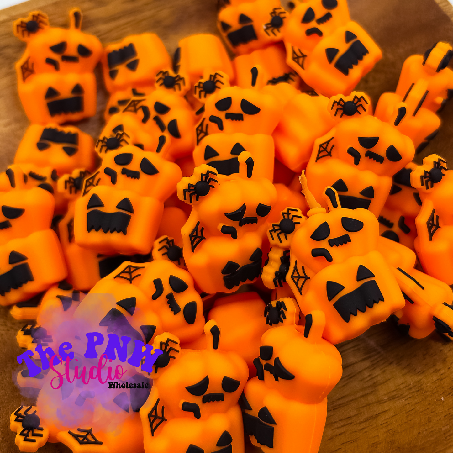 3D pumpkin stack focal